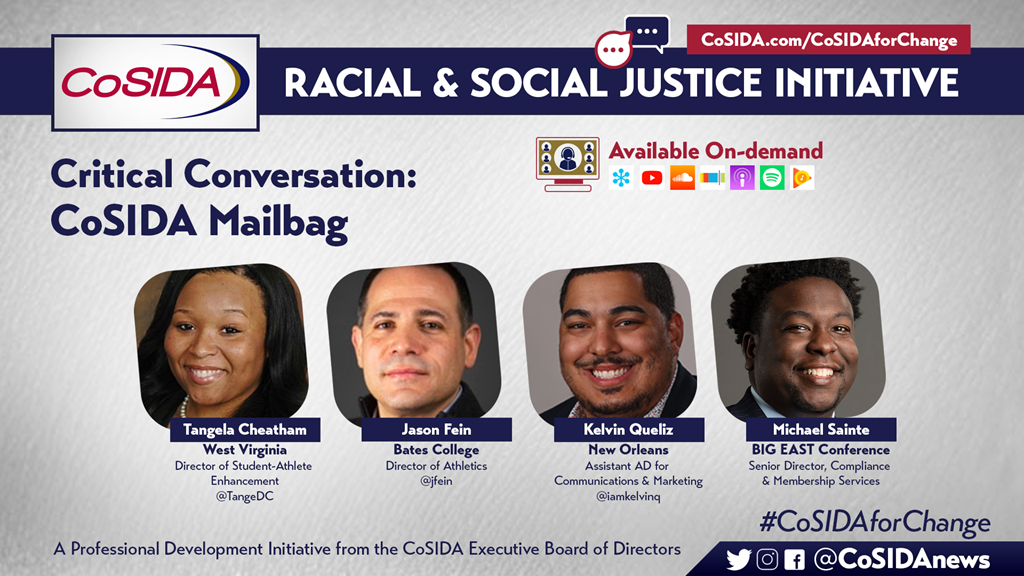 Watch On-Demand – Critical Conversation: CoSIDA Mailbag
